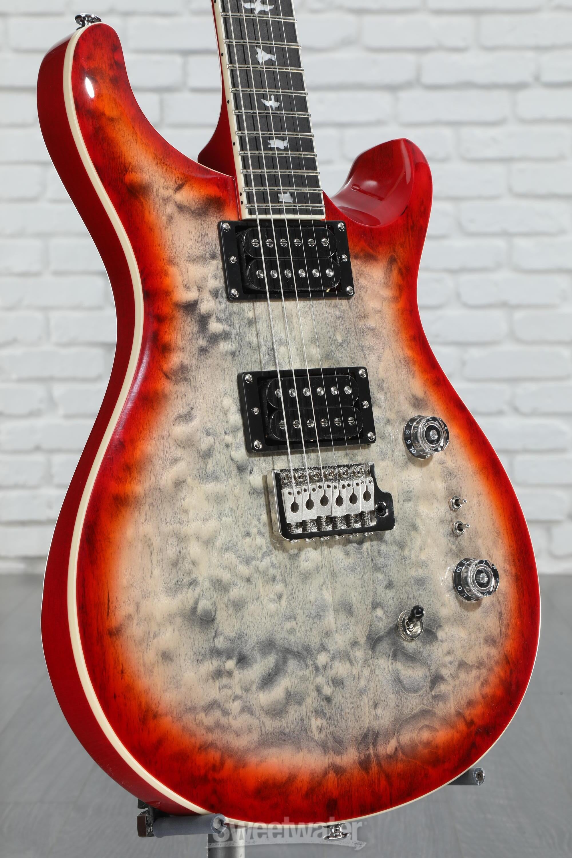 PRS SE Custom 24 Quilt Electric Guitar - Black Gold Sunburst