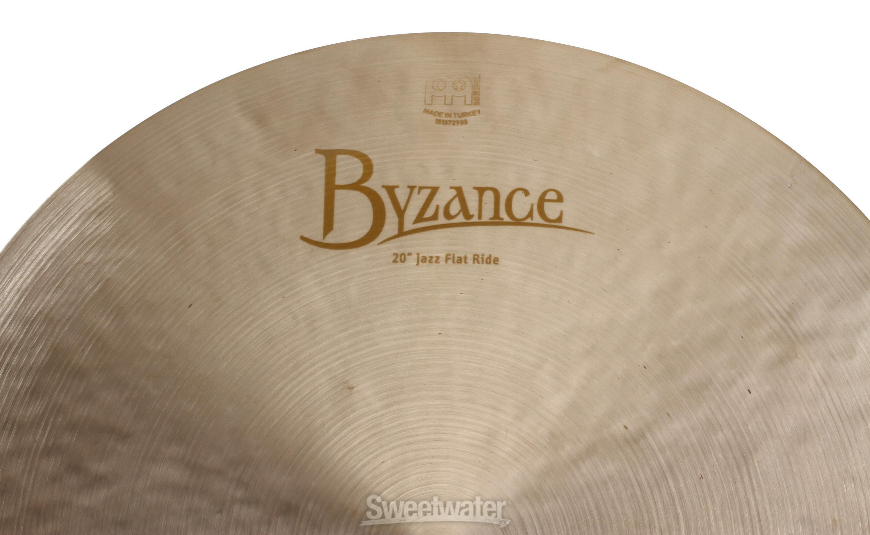 Meinl Cymbals Byzance Jazz Flat Ride Cymbal - 20