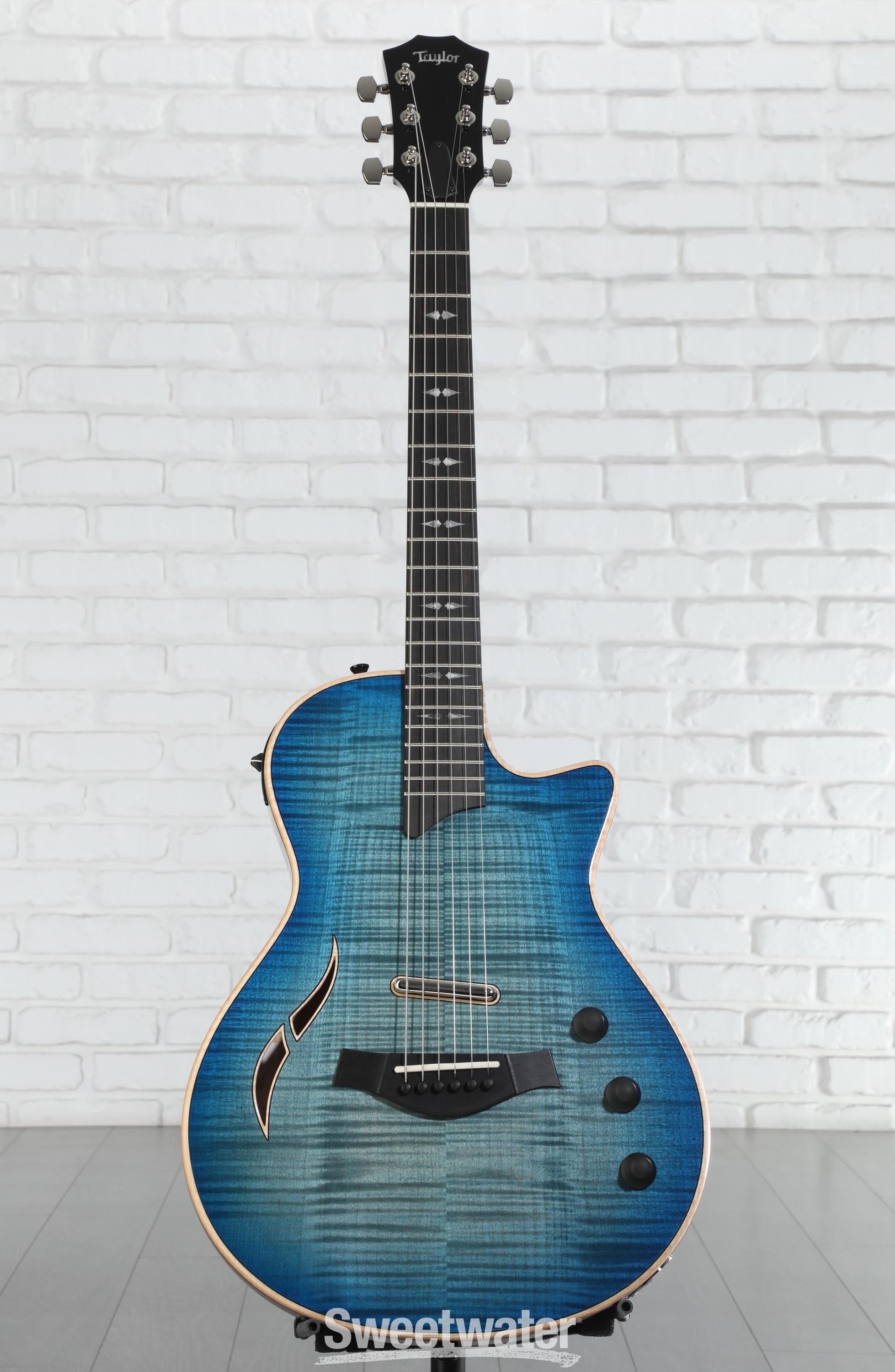 Taylor T5z Pro Hollowbody Electric Guitar - Harbor Blue | Sweetwater
