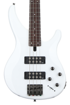 Yamaha TRBX304 4-string Bass Guitar - White | Sweetwater