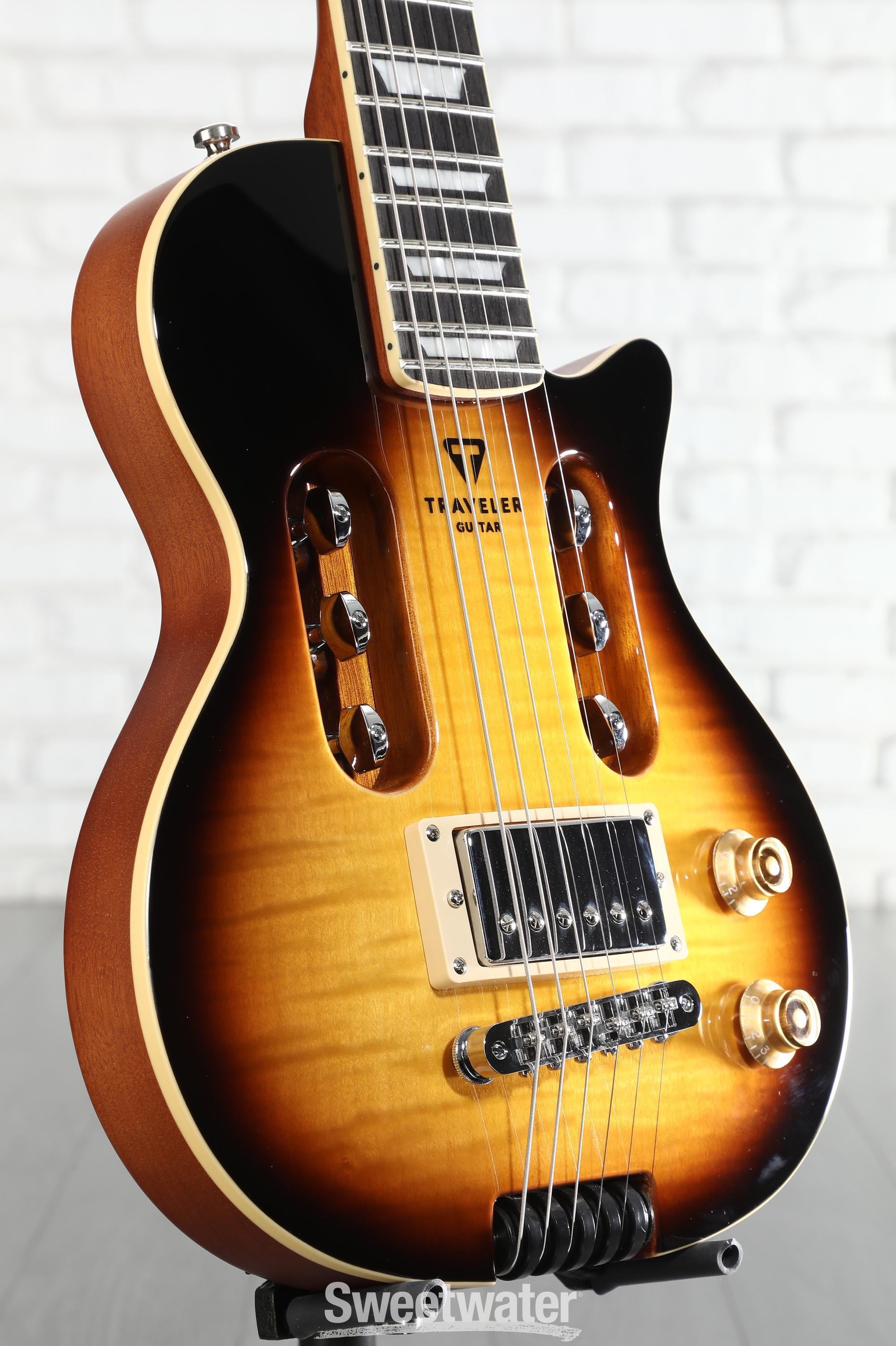 Photo of Traveler Guitar EG-1 Deluxe Electric Guitar - Tobacco Burst