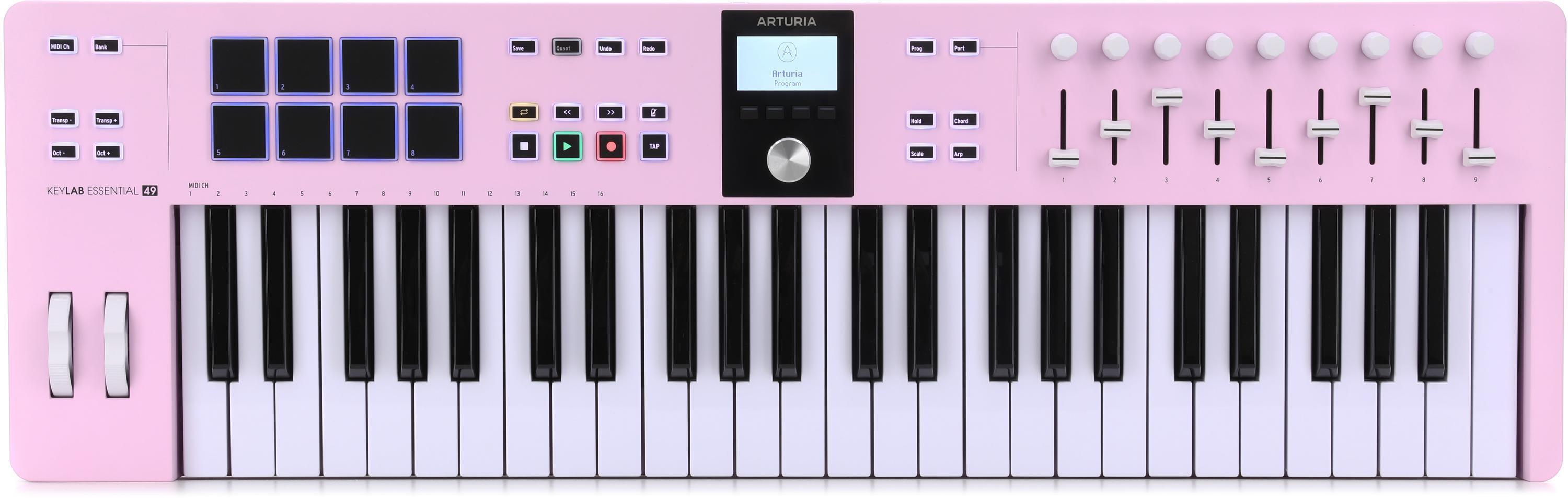 Arturia KeyLab Essential mk3 49-key Keyboard Controller - Rose