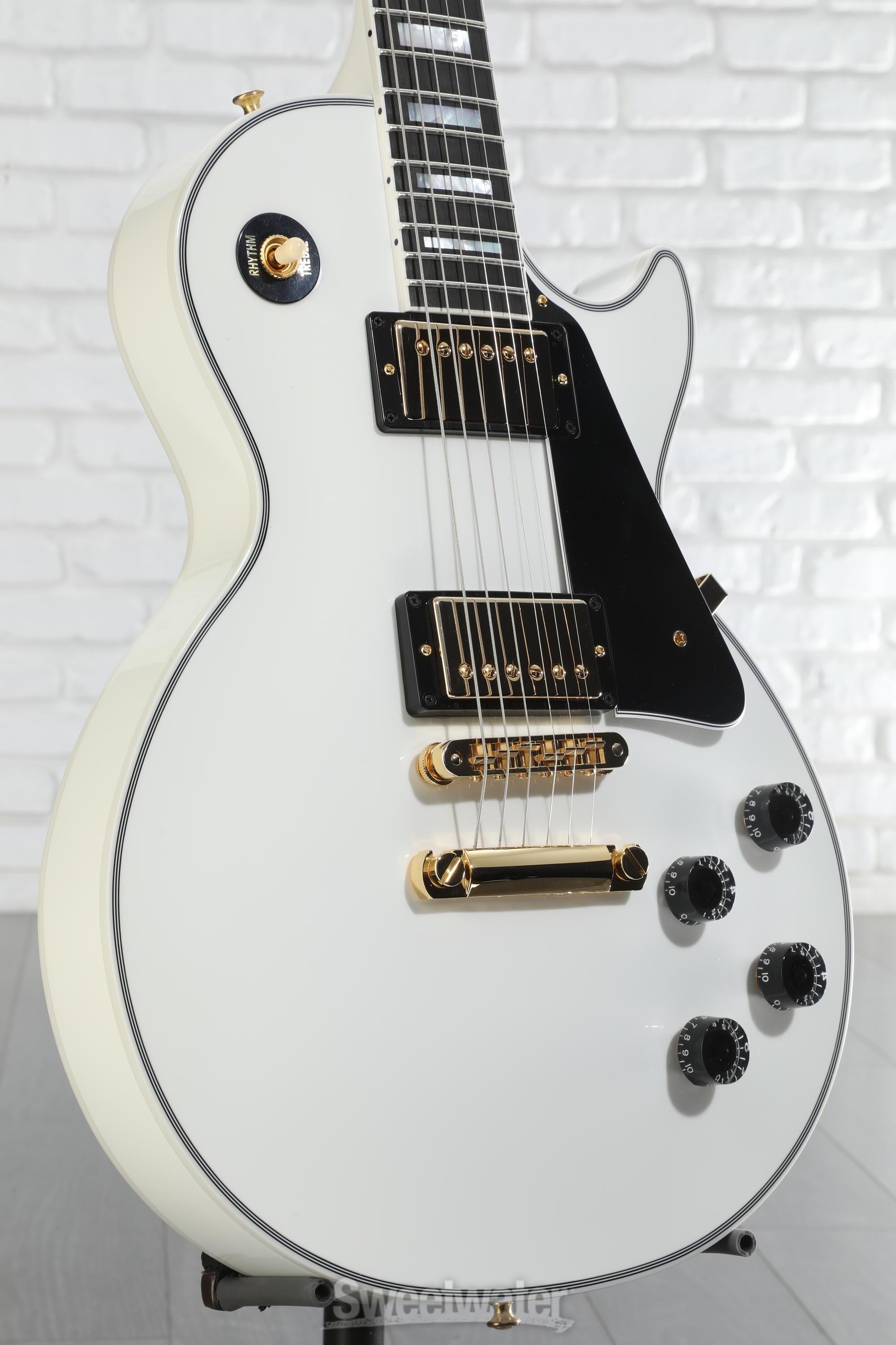 ギター Les Paul Custom Alpine White Les Paul Custom - Alpine White – Dave's Guitar Shop