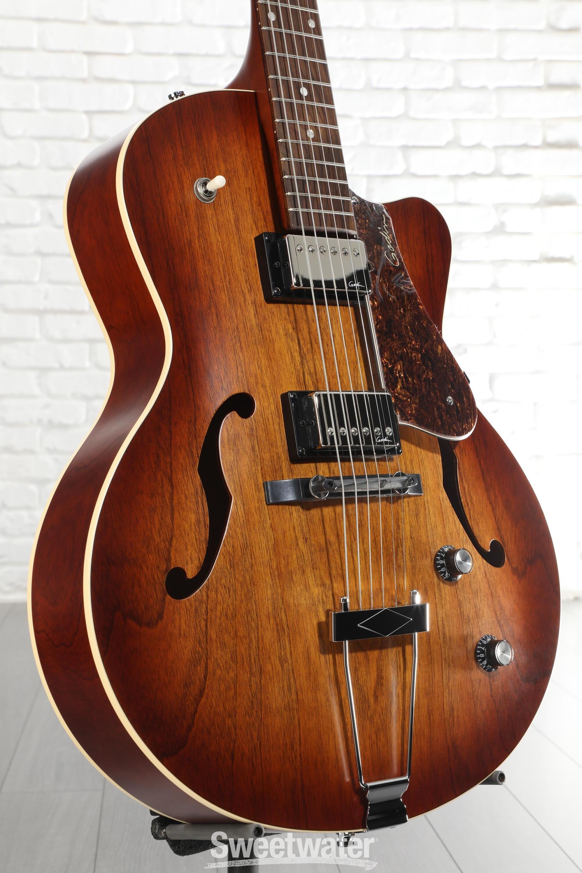 Godin 5th Avenue CW Kingpin II HB Hollowbody Electric Guitar