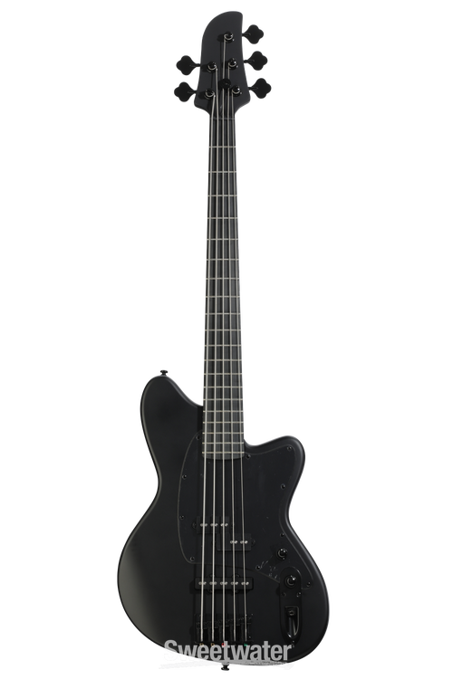 Ibanez Talman 5-string Bass Guitar - Black Flat | Sweetwater