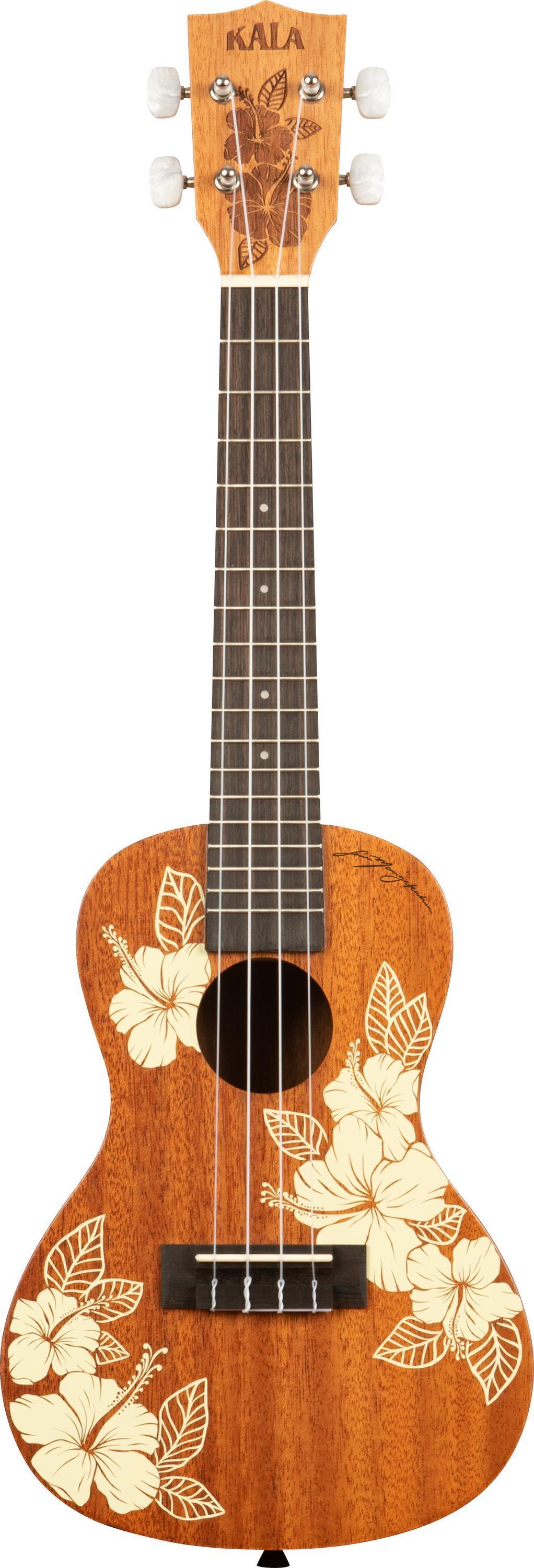 Kala KA-Hibiscus-C Concert Ukulele - Natural | Sweetwater