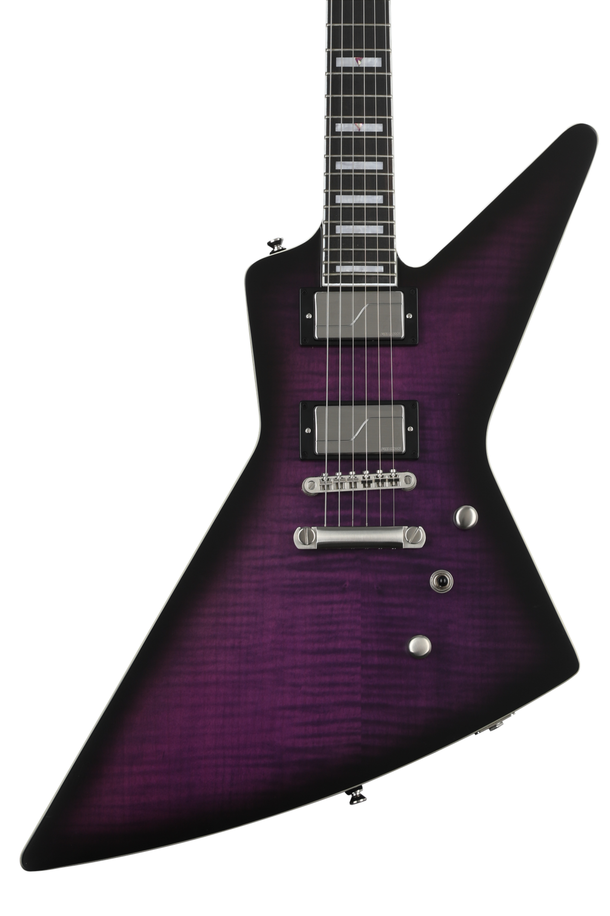 ギター Epiphone Extura Prophecy Epiphone Extura Prophecy Electric Guitar - Purple Tiger Aged Gloss