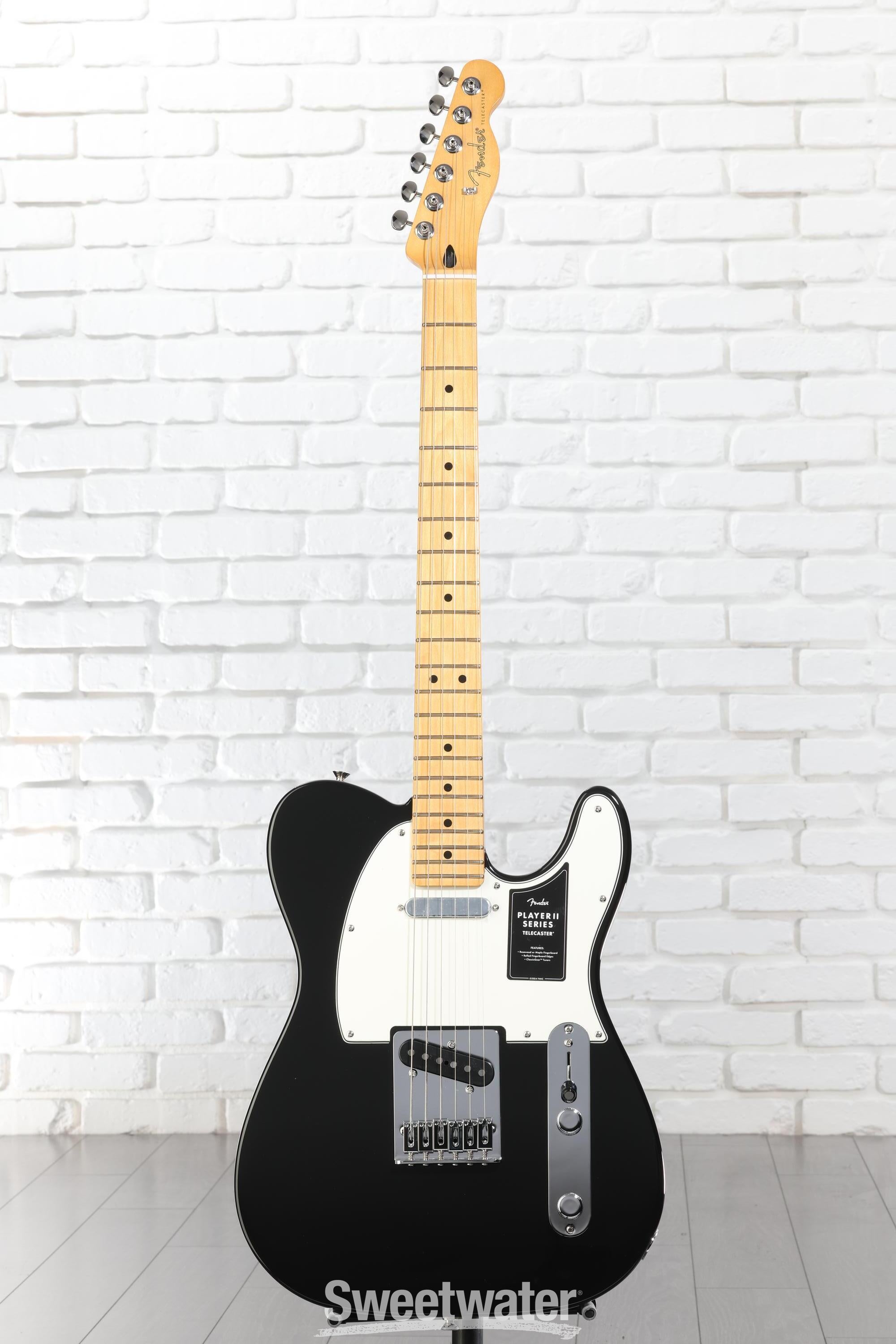 Fender Player II Telecaster Electric Guitar - Black with Maple