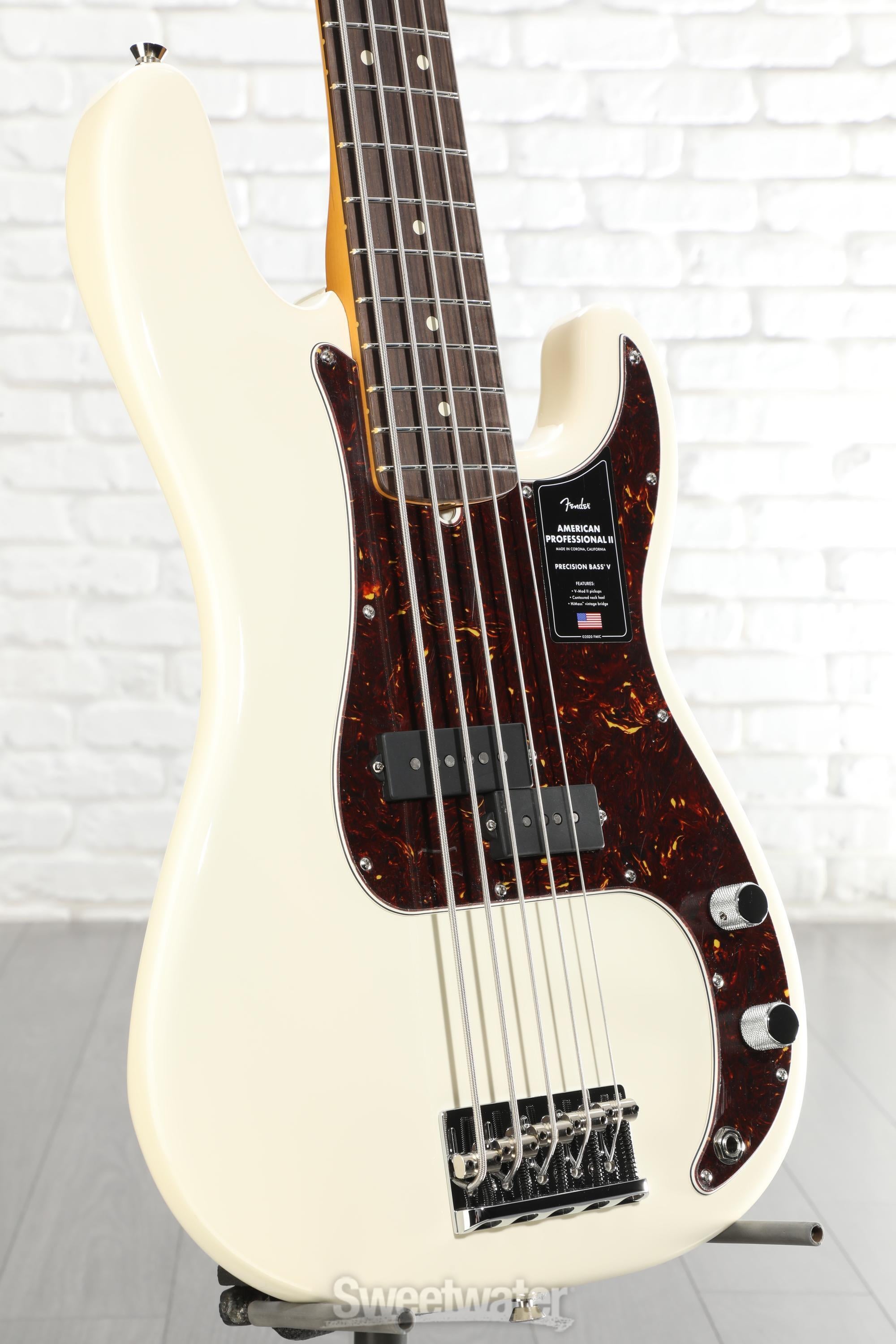 Fender American Professional II Precision Bass V - Olympic White