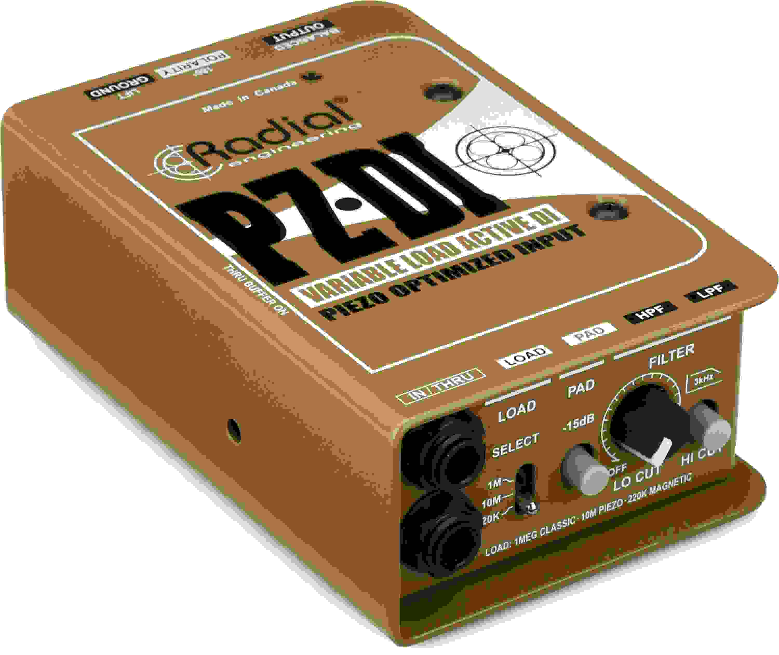 Radial PZ-DI Acoustic & Orchestral Instrument Direct Box