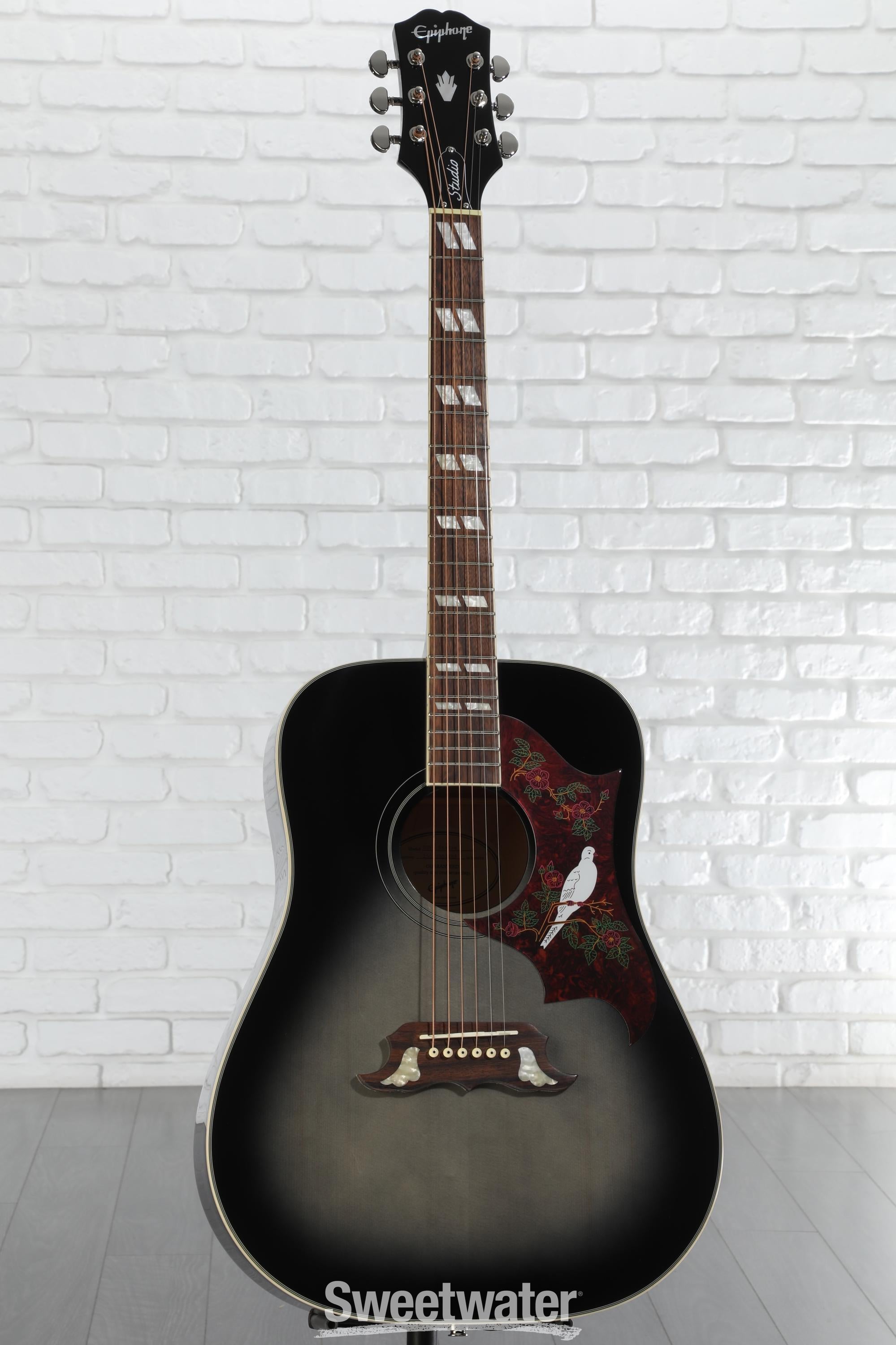 エピフォン DOVE-NA Amazon.com: Epiphone Dove Studio Solid Top Acoustic Electric