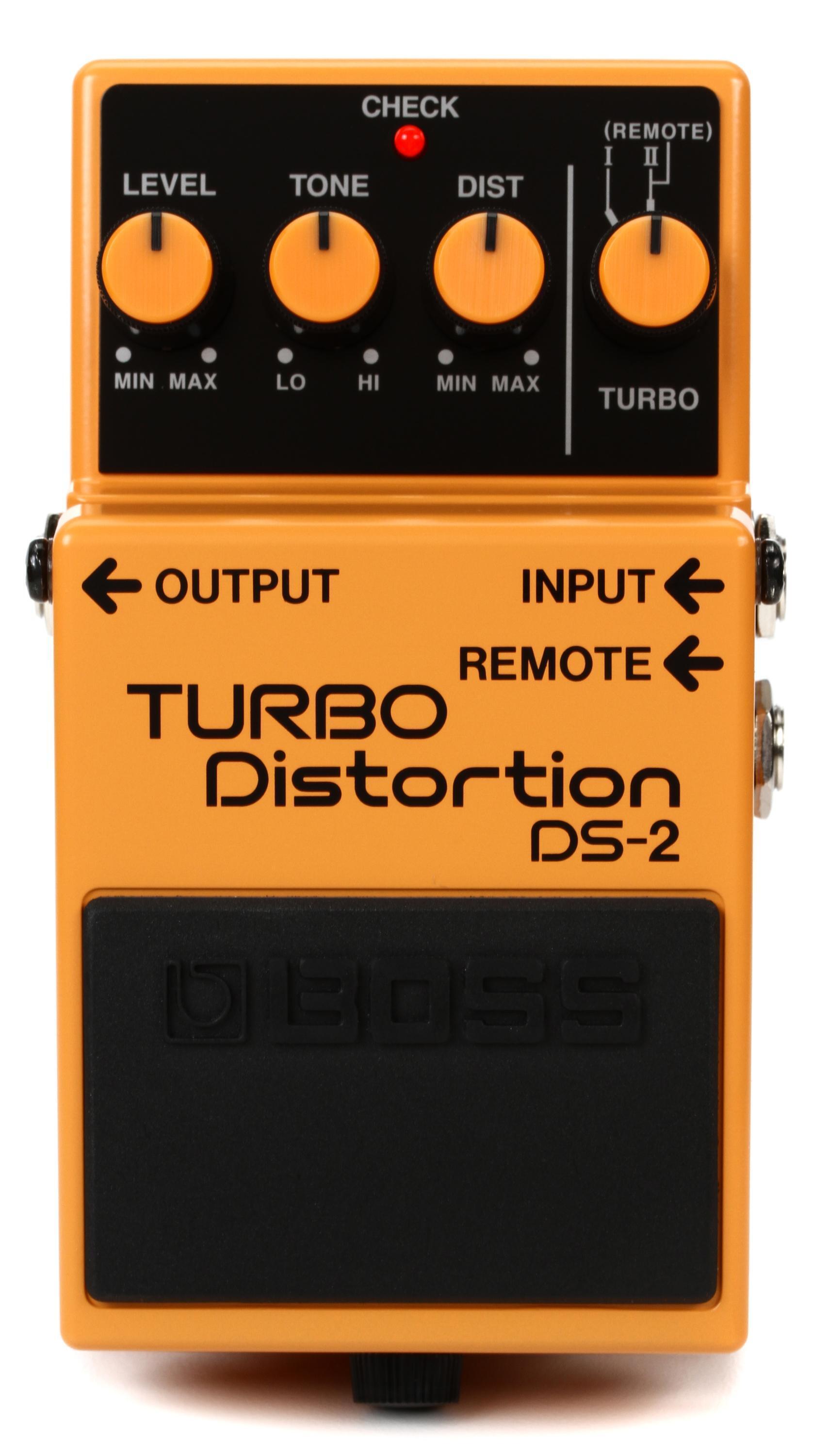 Boss DS-2 Turbo Distortion Pedal | Sweetwater