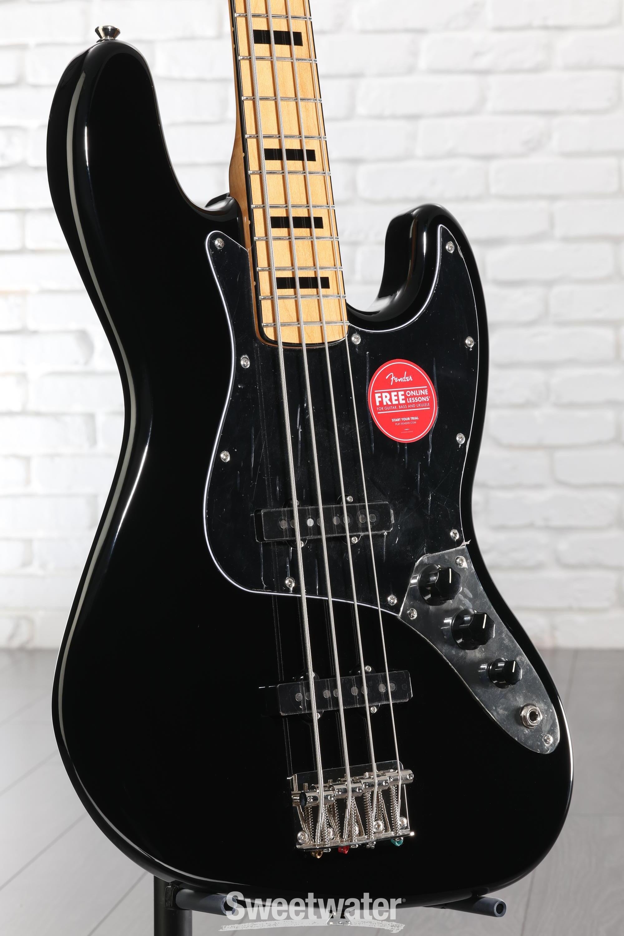 Squier Classic Vibe '70s Jazz Bass - Black | Sweetwater