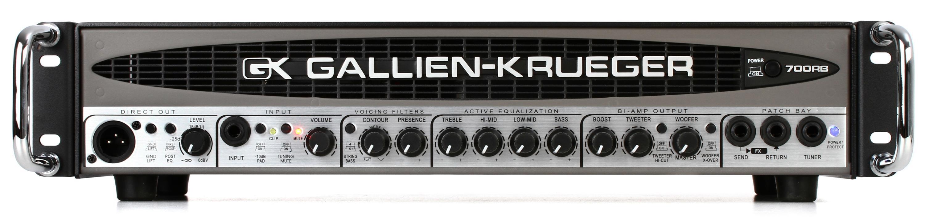 Gallien-Krueger 700RB-II 480+50-Watt Compact Bass Head | Sweetwater