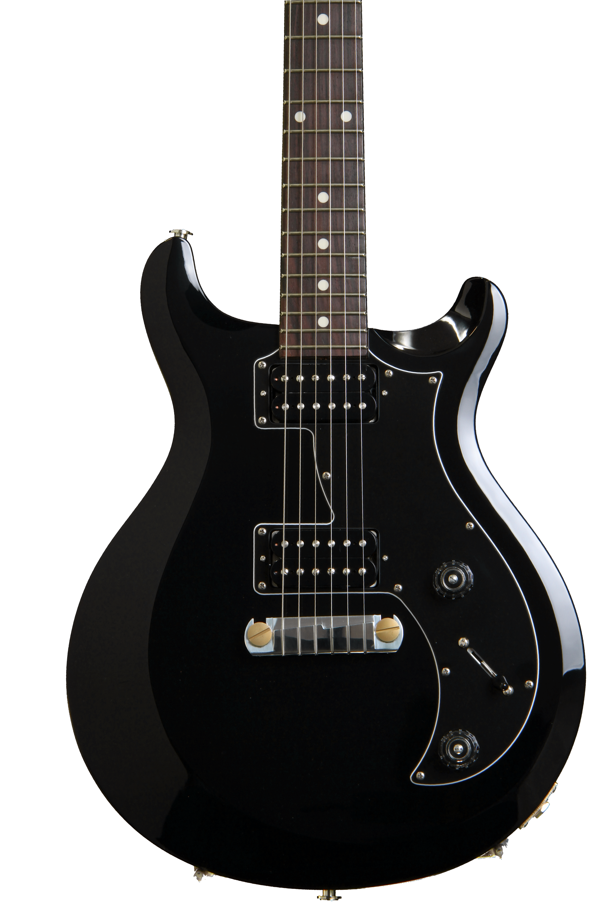 PRS S2 Mira with Dot Inlays - Black | Sweetwater PRS S2 Mira with Dot Inlays - Black | Sweetwater