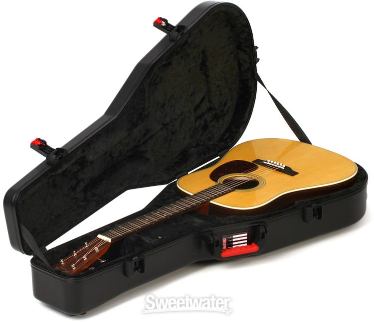 Gator ATA Molded Guitar Case - with TSA latches for Acoustic Guitars