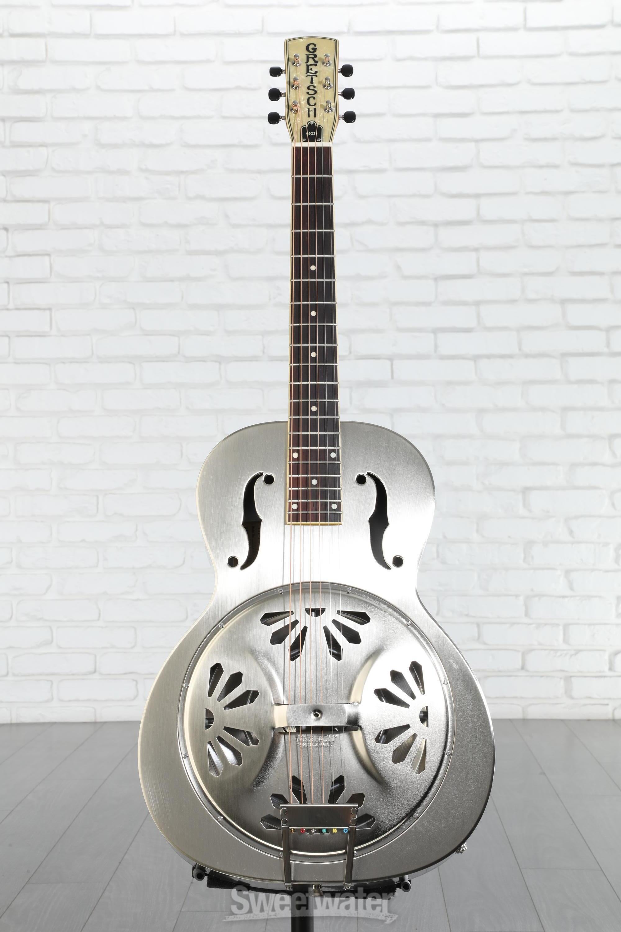 Gretsch G9221 Bobtail Roundneck Resonator - Steel Body, Padauk