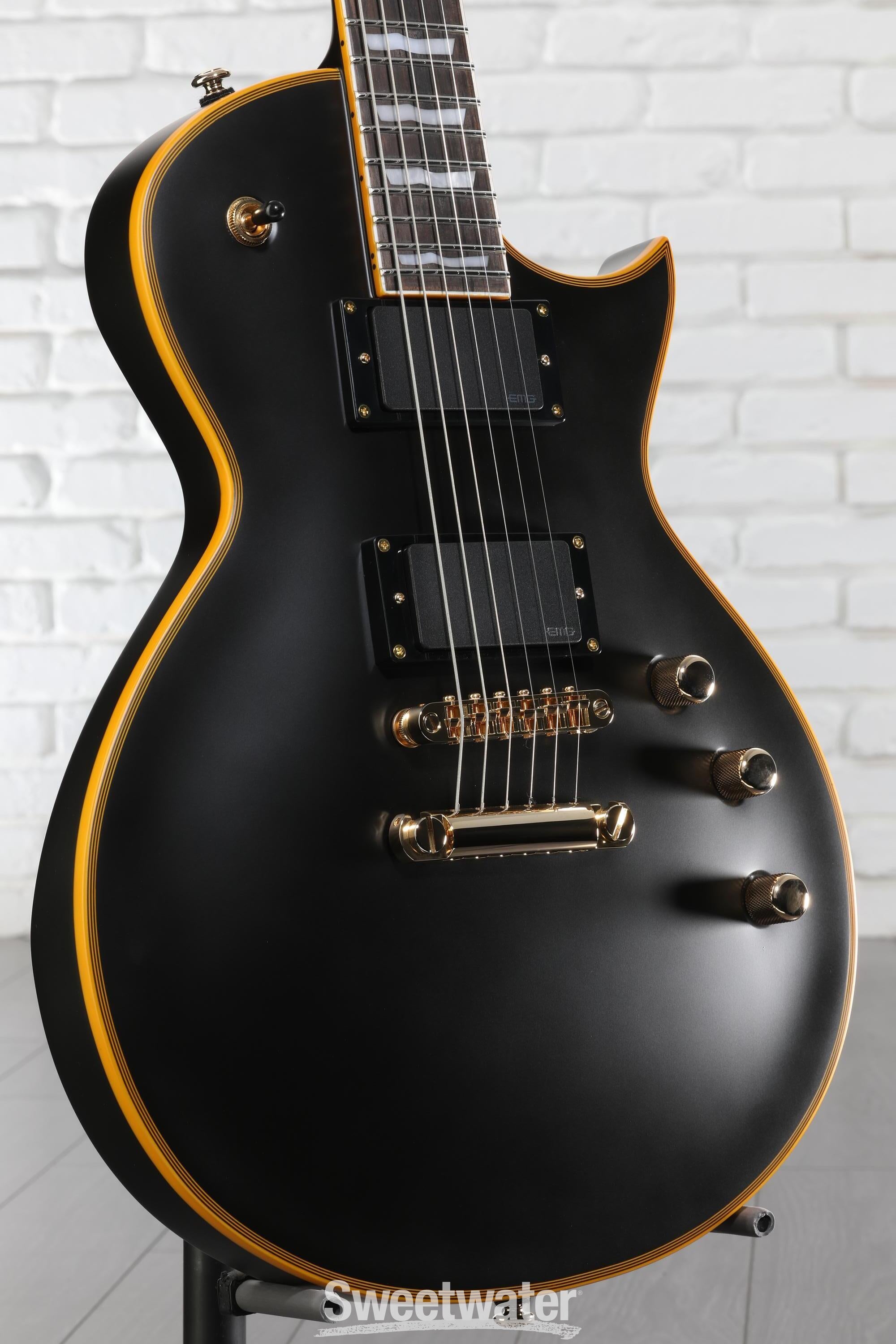 ESP LTD EC-1000 Electric Guitar - Vintage Black | Sweetwater