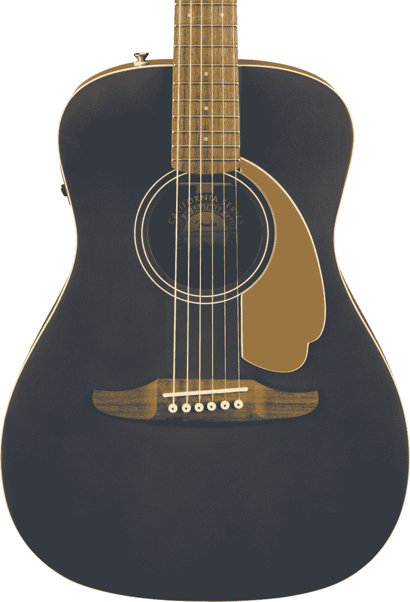 Fender Malibu Player Acoustic-electric Guitar - Midnight Satin