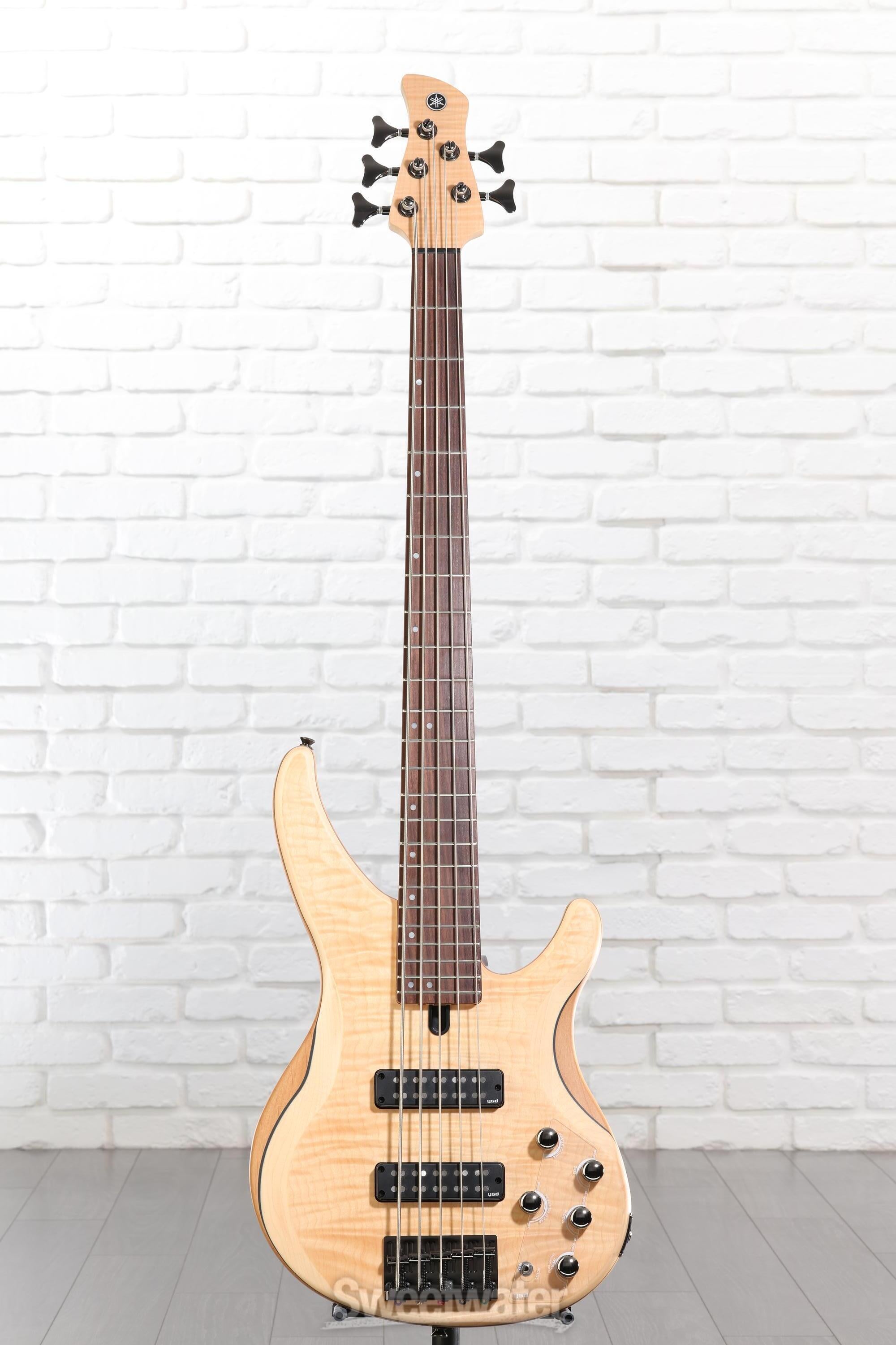 Yamaha TRBX605FM 5-string Bass Guitar - Natural Satin | Sweetwater
