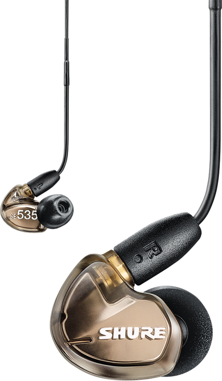 Shure SE535 Sound Isolating Earphones - Metallic Bronze Reviews