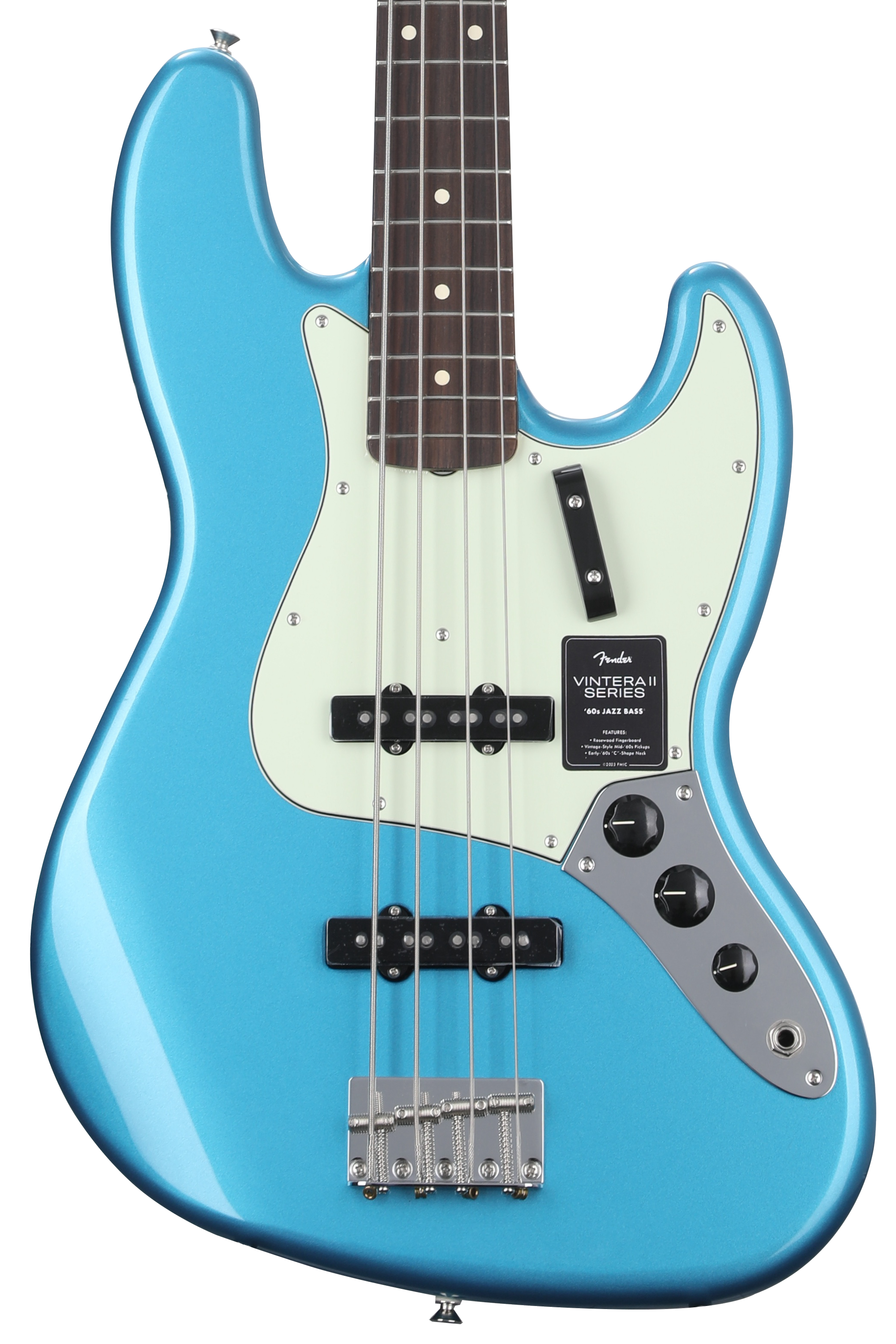 Fender Vintera II '60s Jazz Bass - Lake Placid Blue with Rosewood