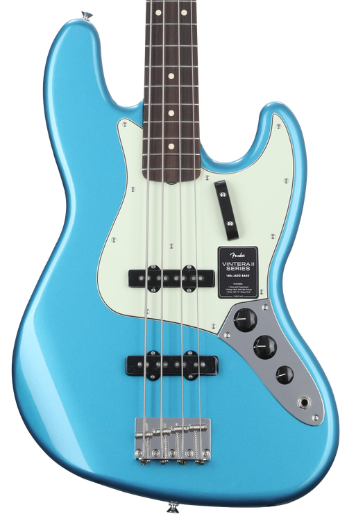 Fender Vintera II '60s Jazz Bass - Lake Placid Blue with Rosewood