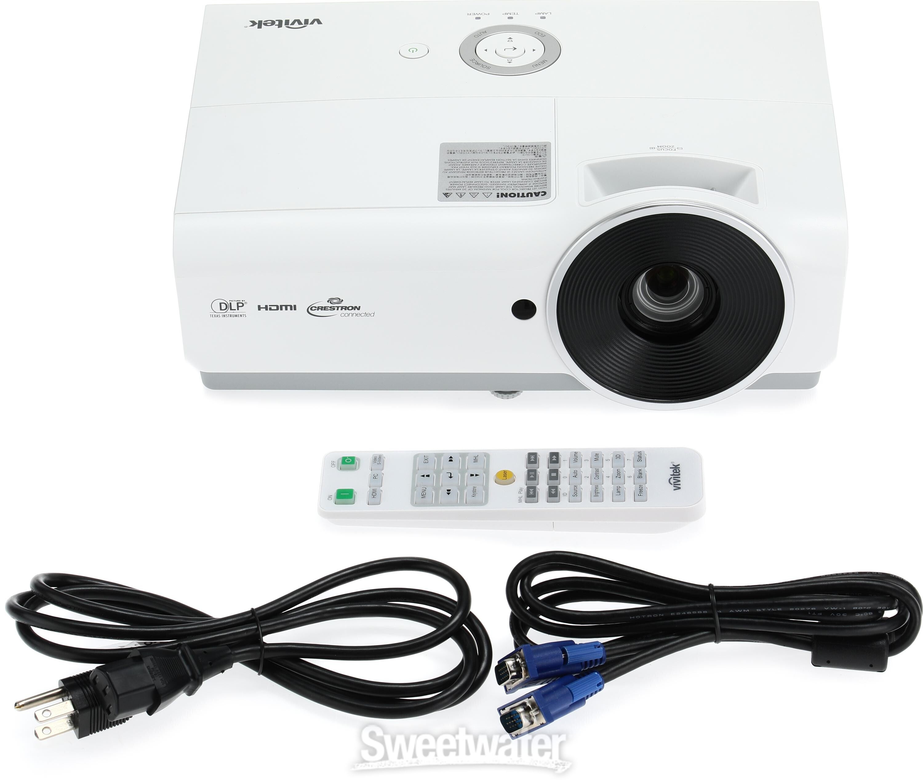 Vivitek DW886 WXGA Fixed Lens DLP Projector | Sweetwater