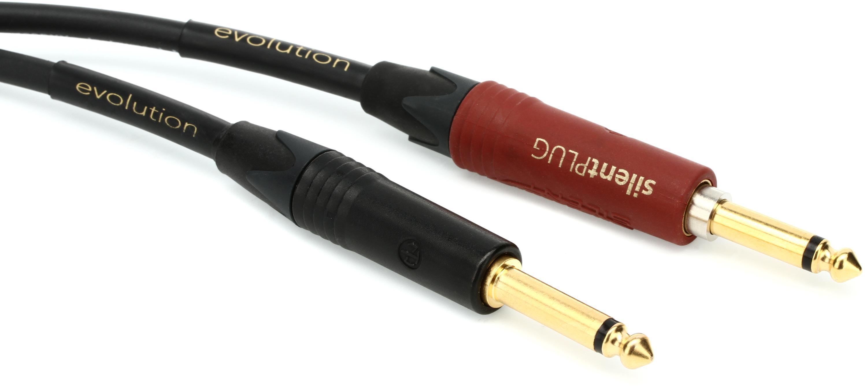 Photo of Pro Co EVLGCSN-10 Evolution Silent Straight to Straight Instrument Cable - 10 foot