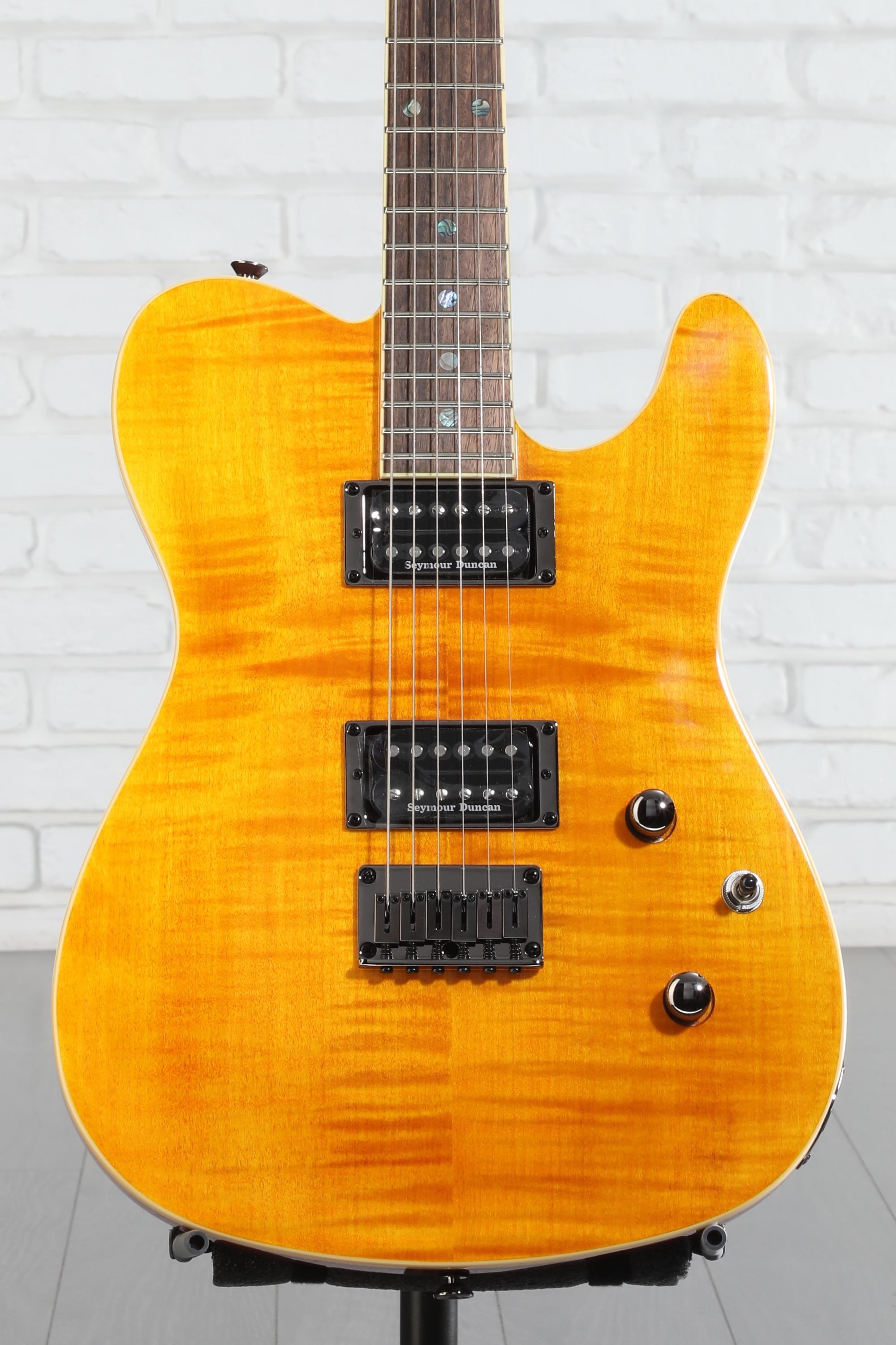 Fender Special Edition Custom Telecaster FMT HH - Amber | Sweetwater