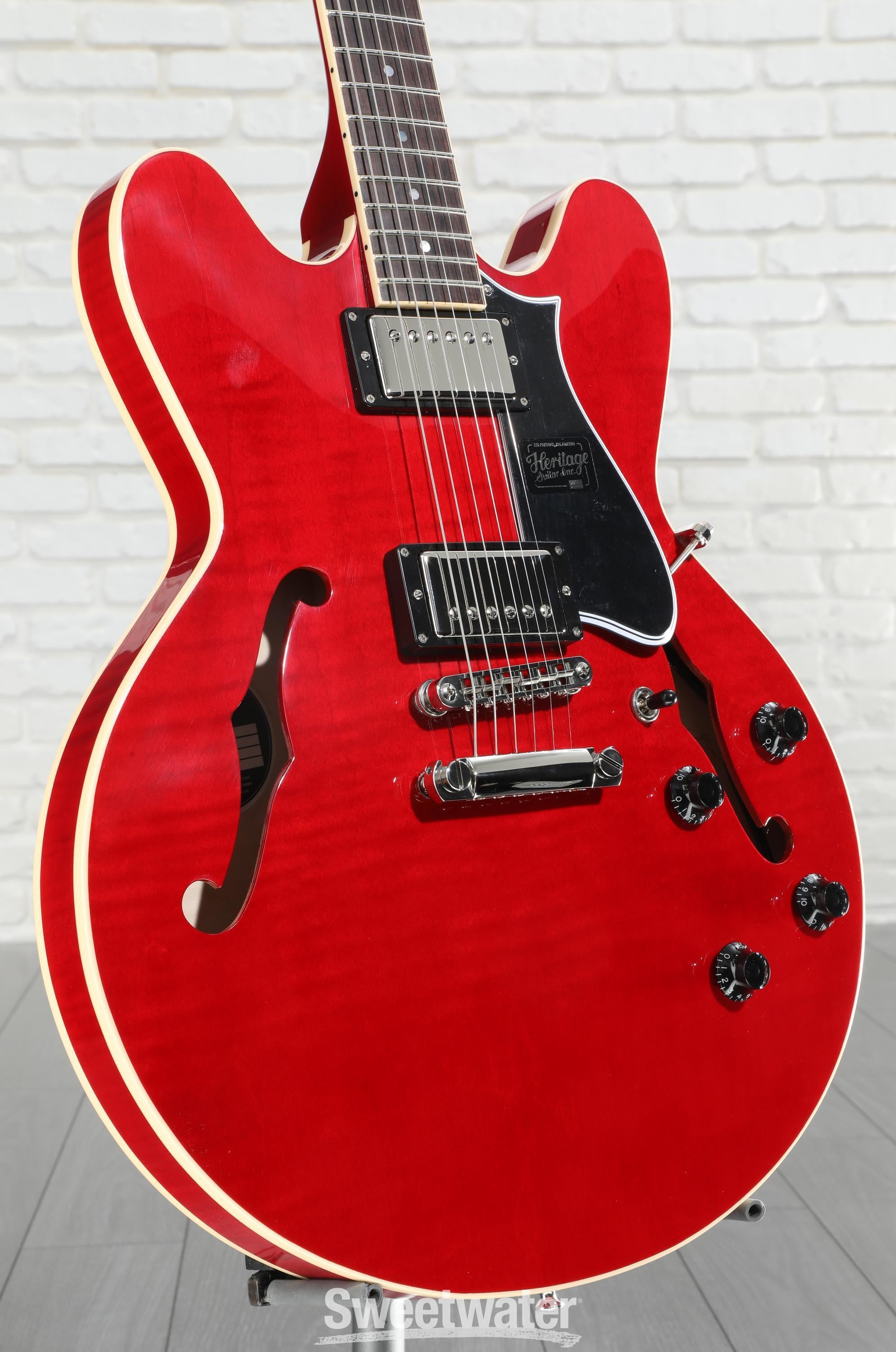 Heritage Standard H-535 Semi-hollowbody Electric Guitar - Trans