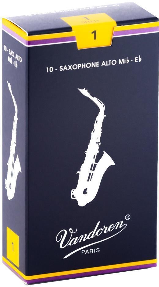 Photo of Vandoren SR211 - Traditonal Alto Saxophone Reeds - 1.0 (10-pack)