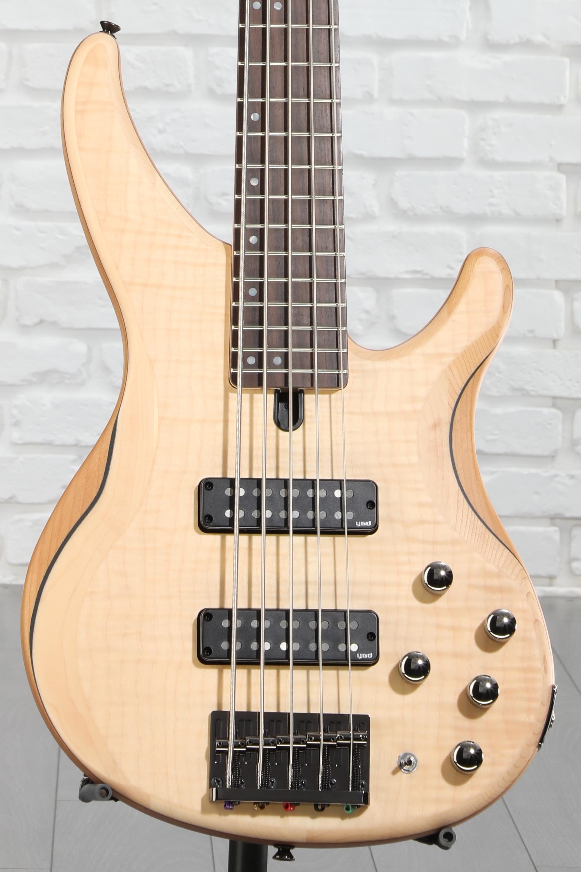 Yamaha TRBX605FM 5-string Bass Guitar - Natural Satin | Sweetwater