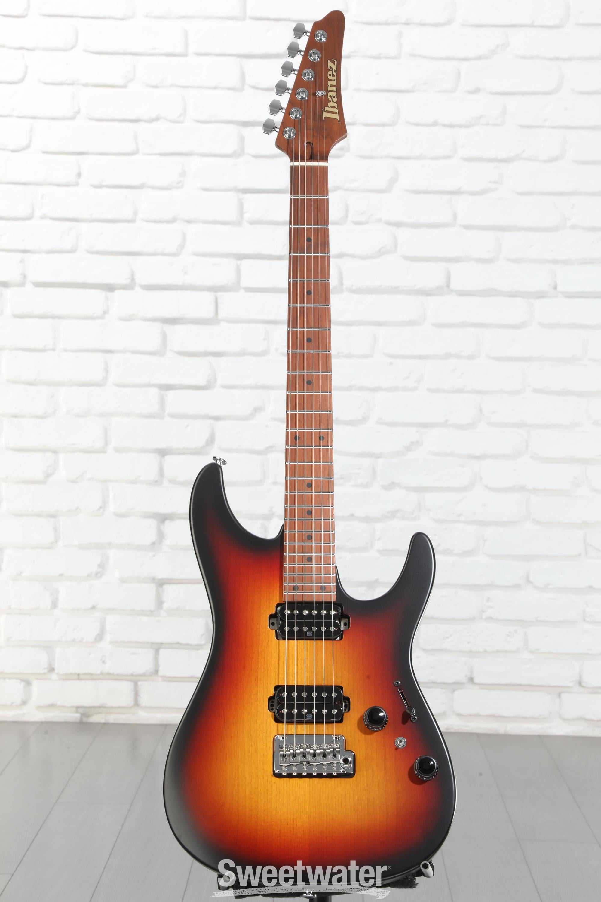 Ibanez Prestige AZ2402 Electric Guitar - Tri Burst Fade Flat