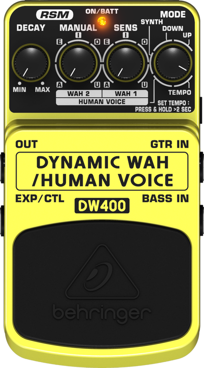 BEHRINGER ダイナミック ワウ /ヒューマンボイス DW400 Behringer Dynamic Wah DW400 | Sweetwater