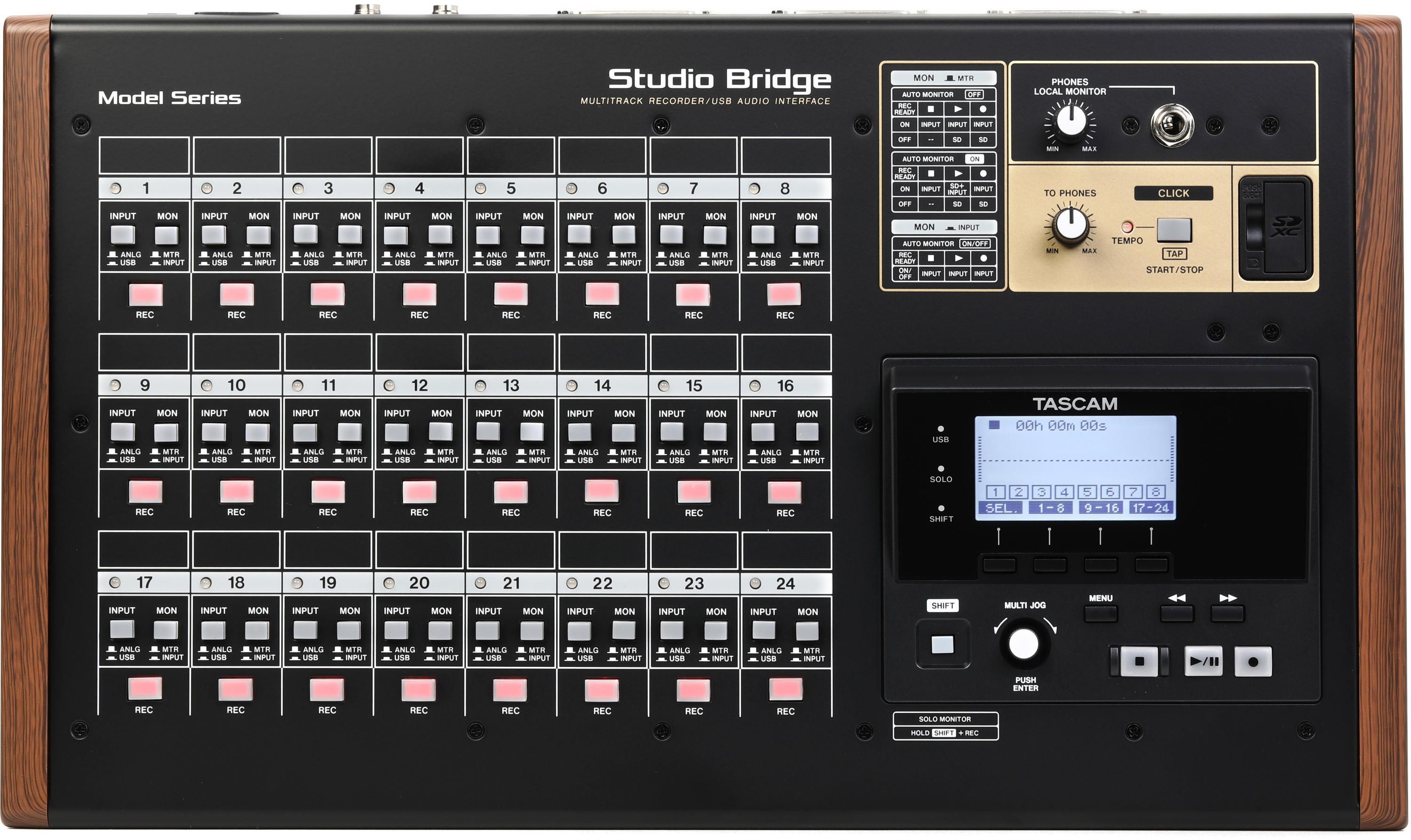 Photo of TASCAM Studio Bridge 24-track Analog Multitrack Recorder and USB Audio Interface