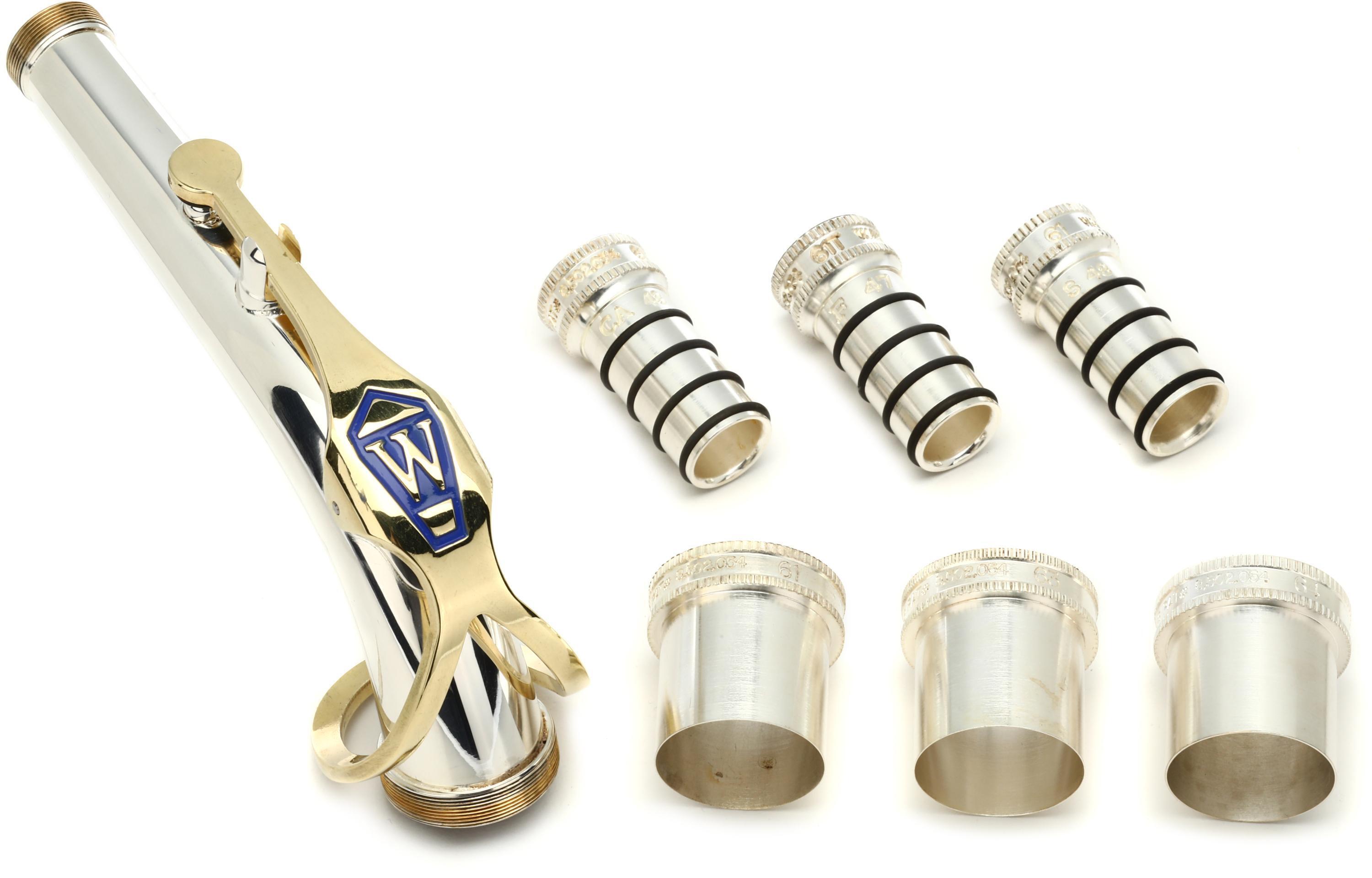 Warburton Alto Saxophone Modular Neck System - Silver-plated Brass