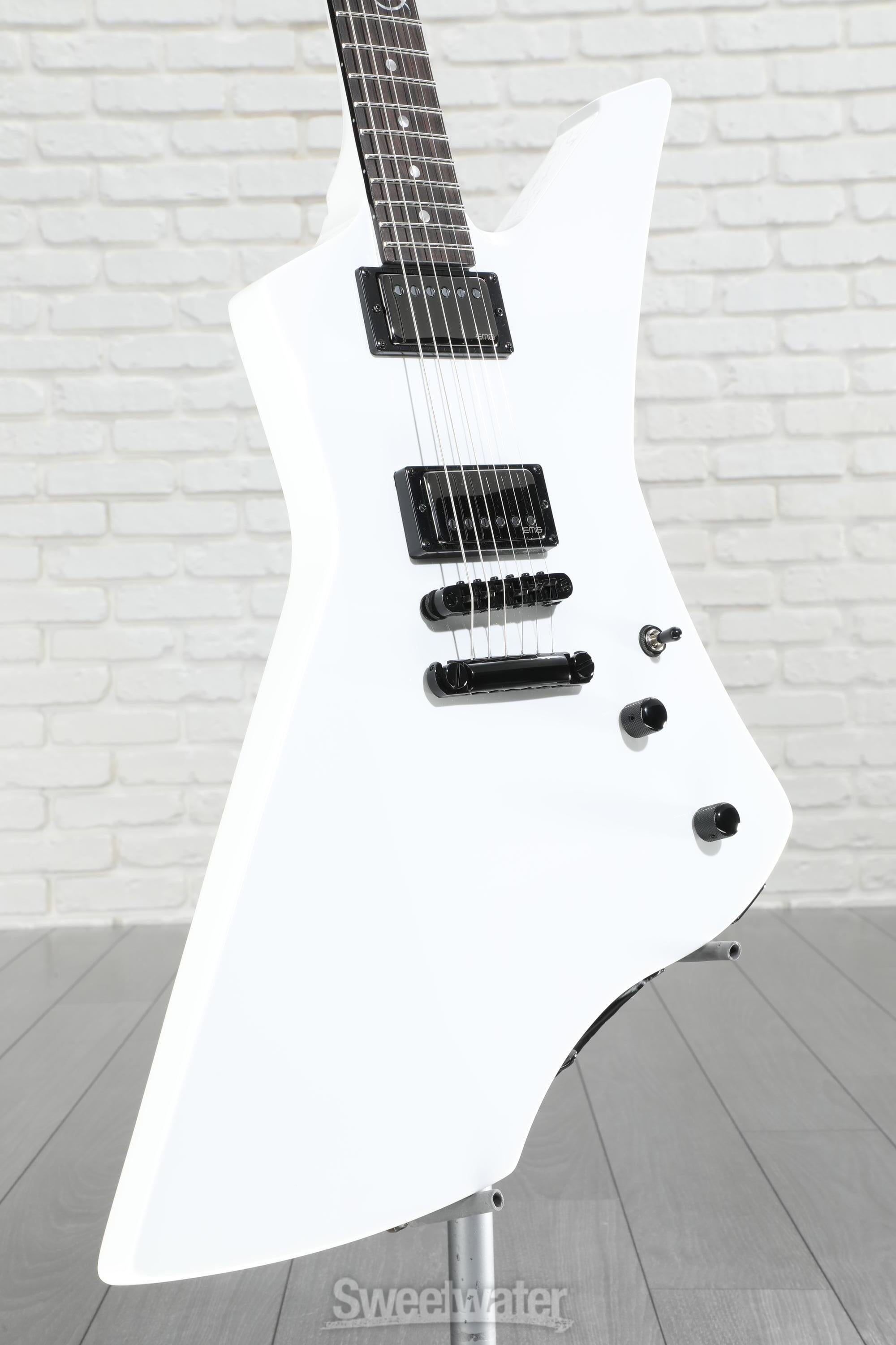 ESP LTD James Hetfield Signature Snakebyte Snow White Sweetwater