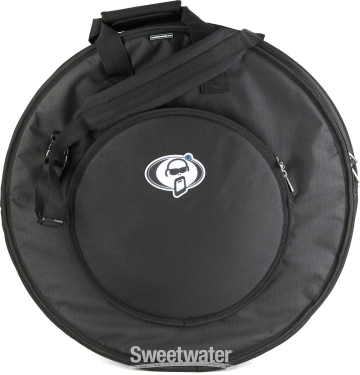 Durable Black Snare Drum Bag Backpack - Fits 14 Inch Drums, With Shoulder Straps & Outside Pockets