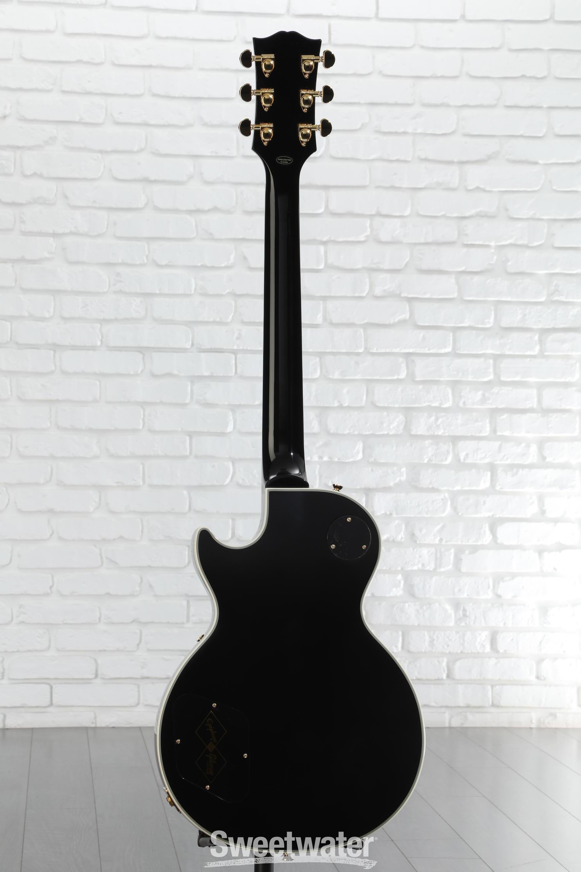 Epiphone Les Paul Custom Electric Guitar - Ebony | Sweetwater