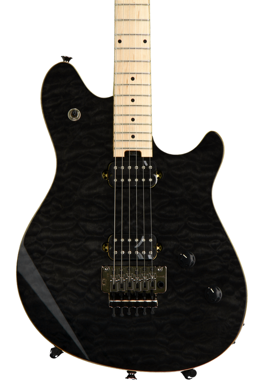 EVH Wolfgang WG Standard Quilt Maple - Transparent Black | Sweetwater