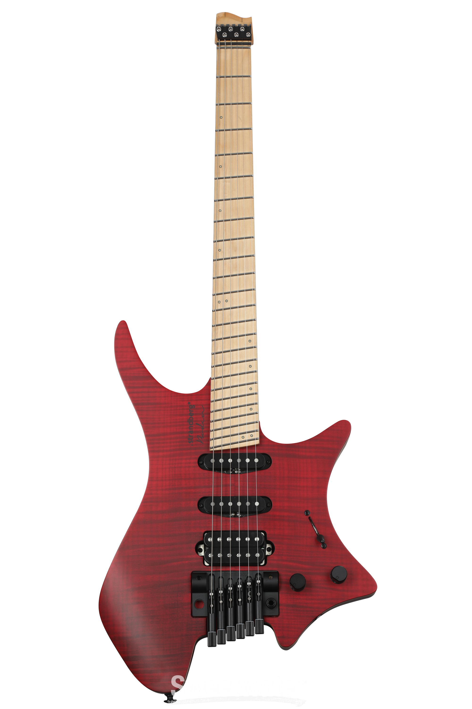 ギター strandberg* Boden J6 Standard Tremolo Boden Standard 6 Tremolo Maple Flame Blue - .strandberg