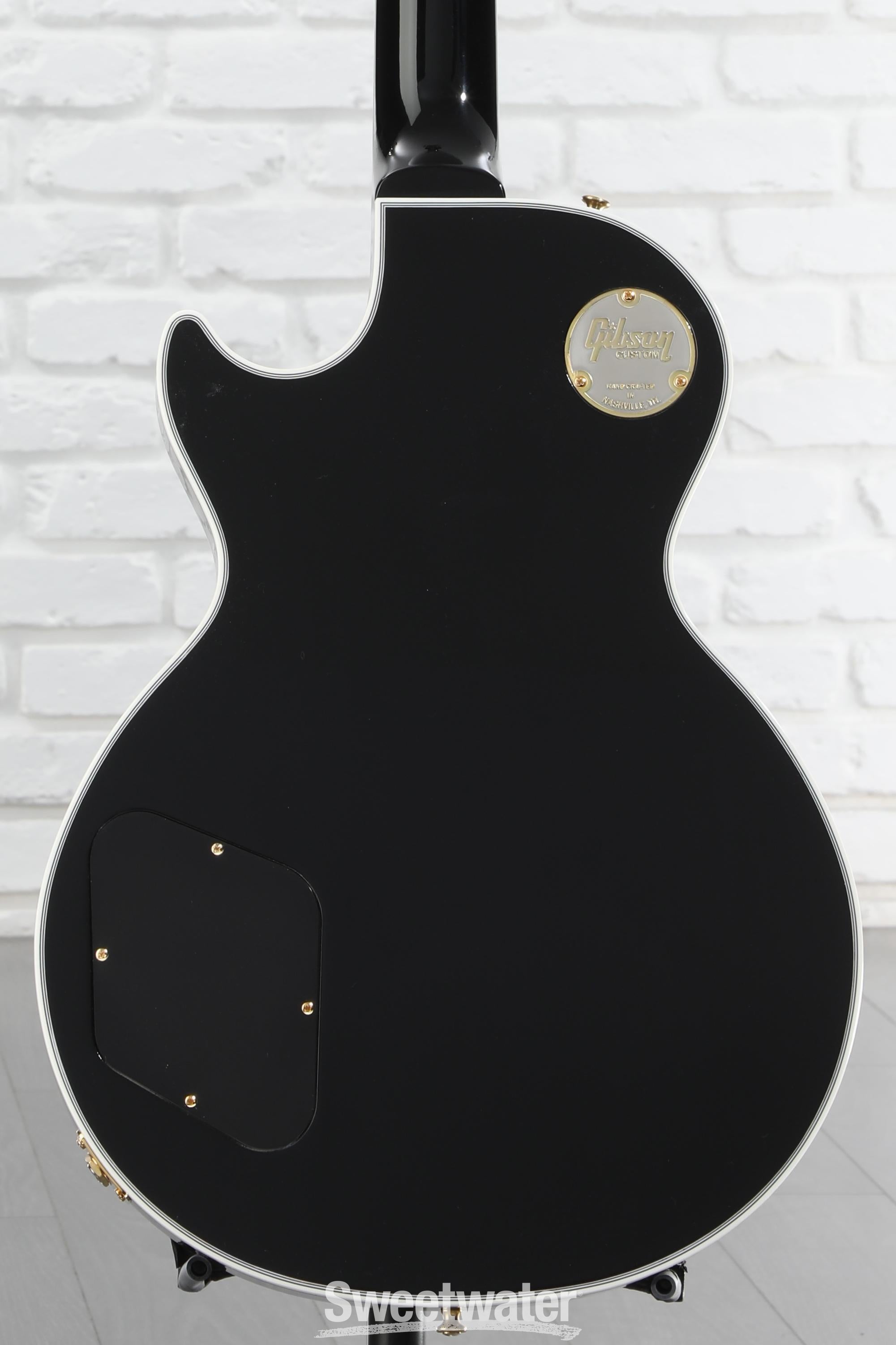Gibson Custom Les Paul Custom Electric Guitar - Ebony, Ebony
