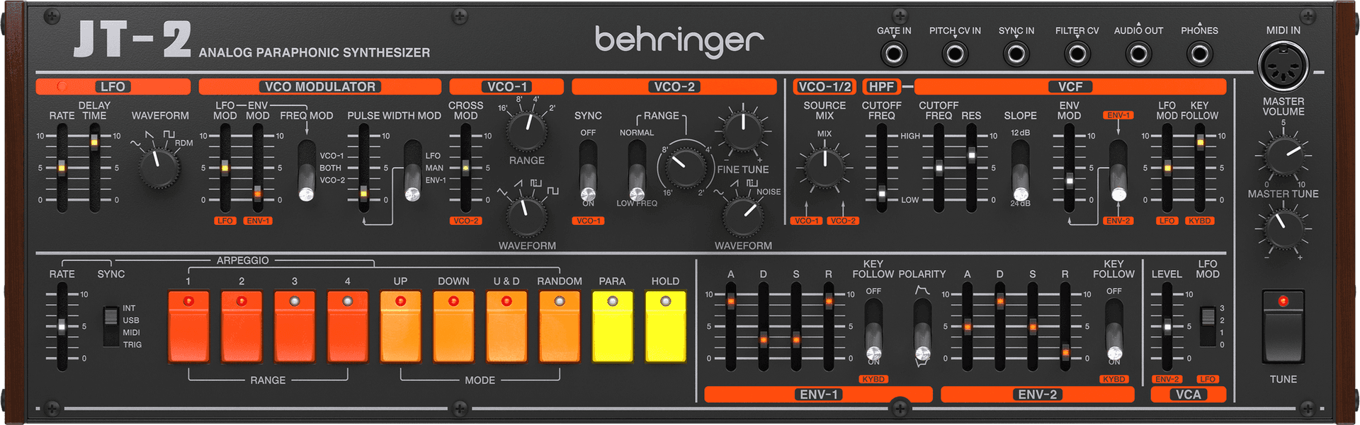 Photo of Behringer JT-2 Analog Paraphonic Synthesizer Eurorack Module