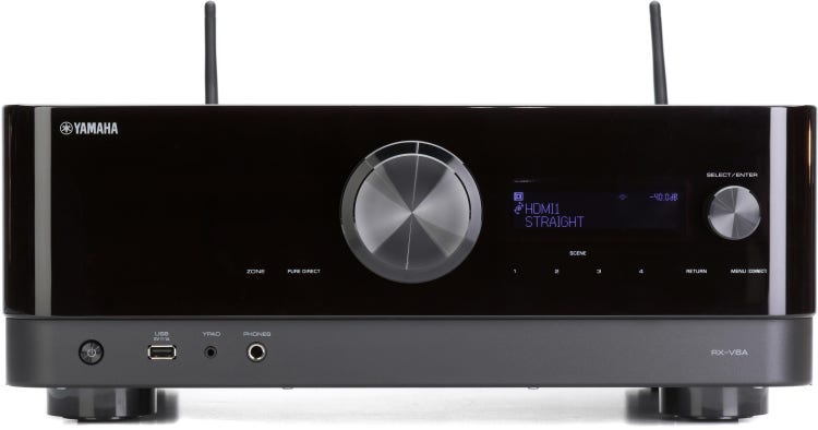 Yamaha RX-V6A 7.2-channel Network A/V Receiver - Black