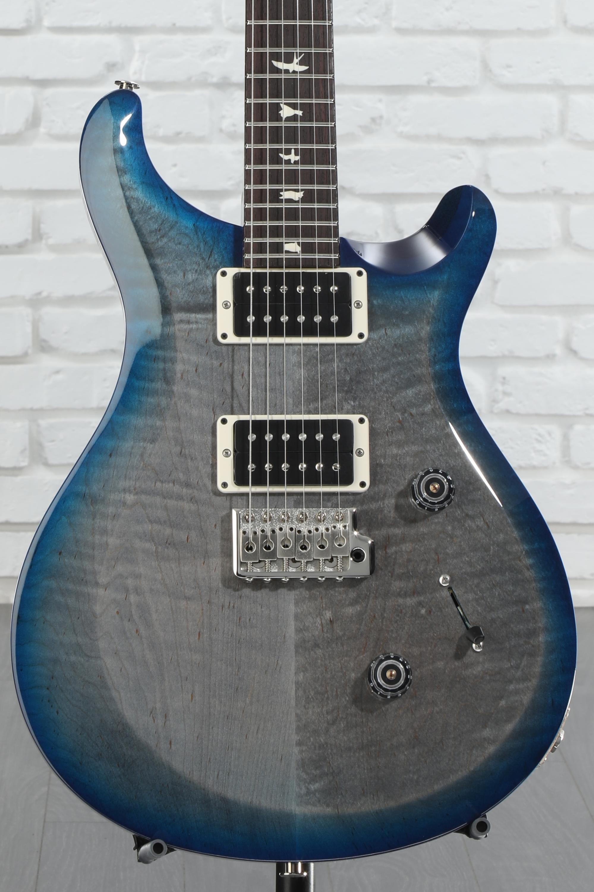 PRS S2 Custom 24 Electric Guitar - Faded Gray Black Blue Burst