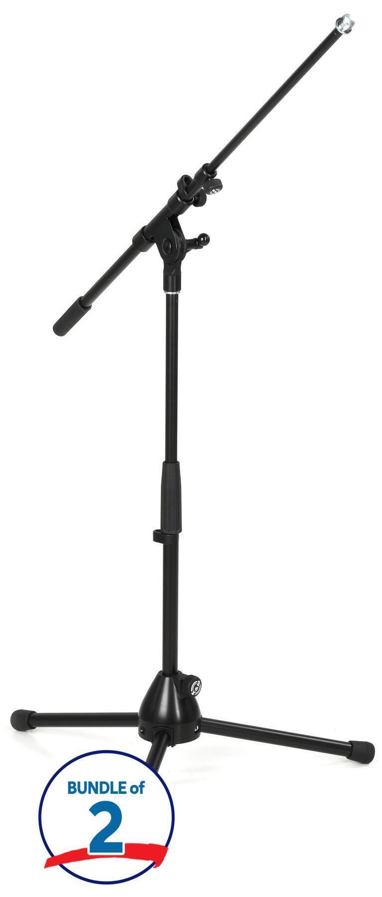 K&M 259 Low Tripod Mic Stand - Black | Sweetwater