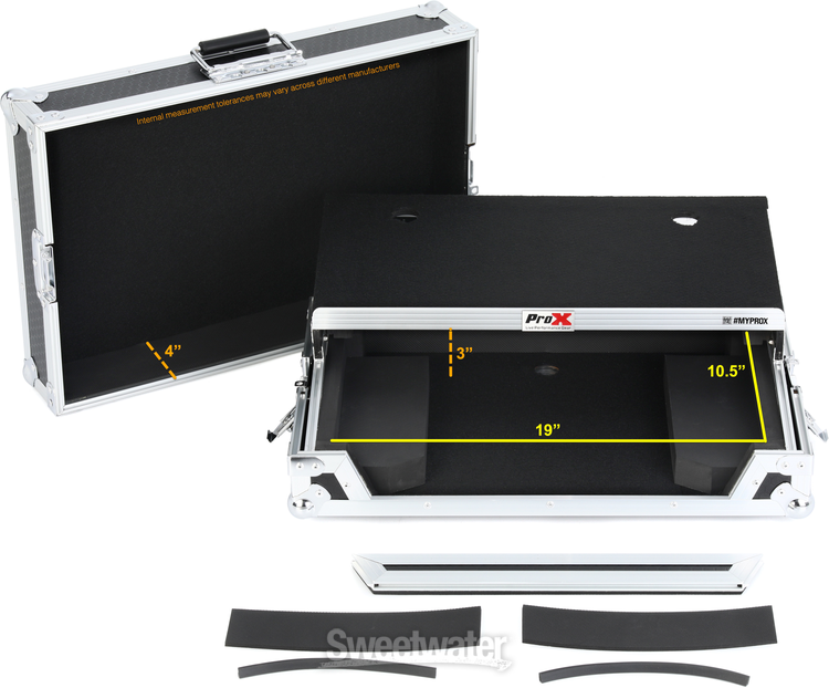 ProX X-DDJFLX4LT Flight Case for Pioneer DJ Controllers - Black