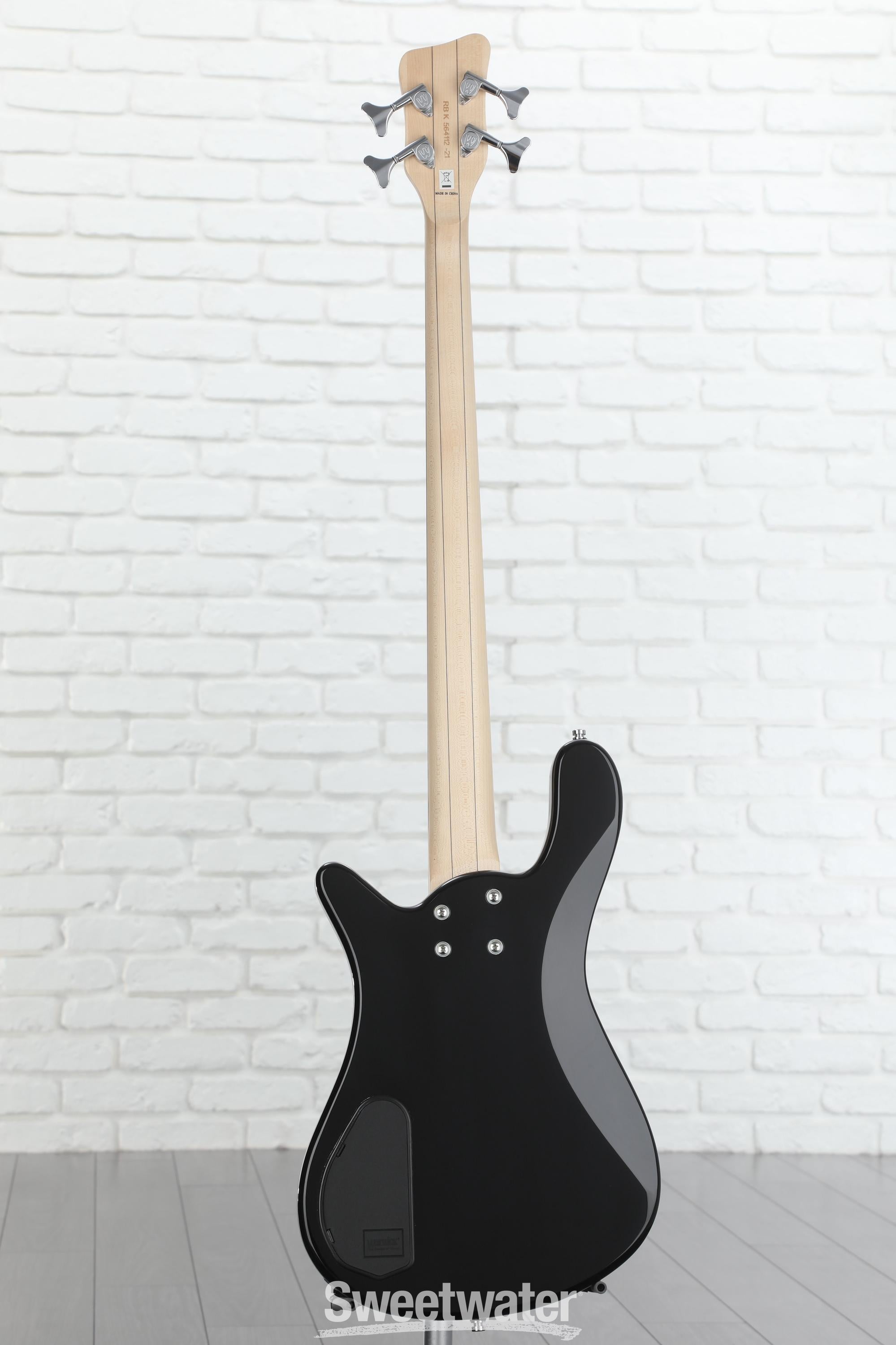 Warwick RockBass Streamer LX, Dent and Scratch - Solid Black