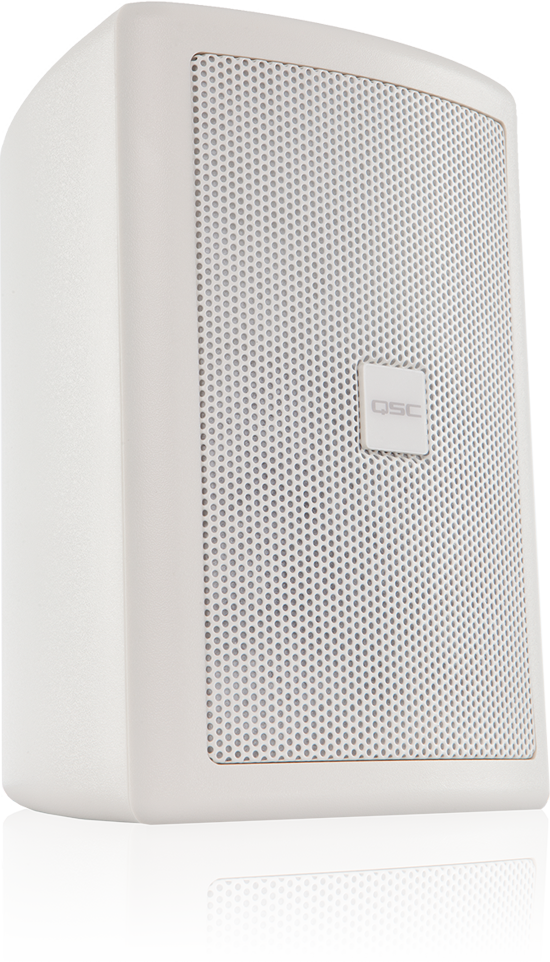 QSC AC-S4T 4.5インチ2ウェイサーフェススピーカー 2個セット QSC AC-S4T 4.5 inch 2-way Surface-mount Speaker - White